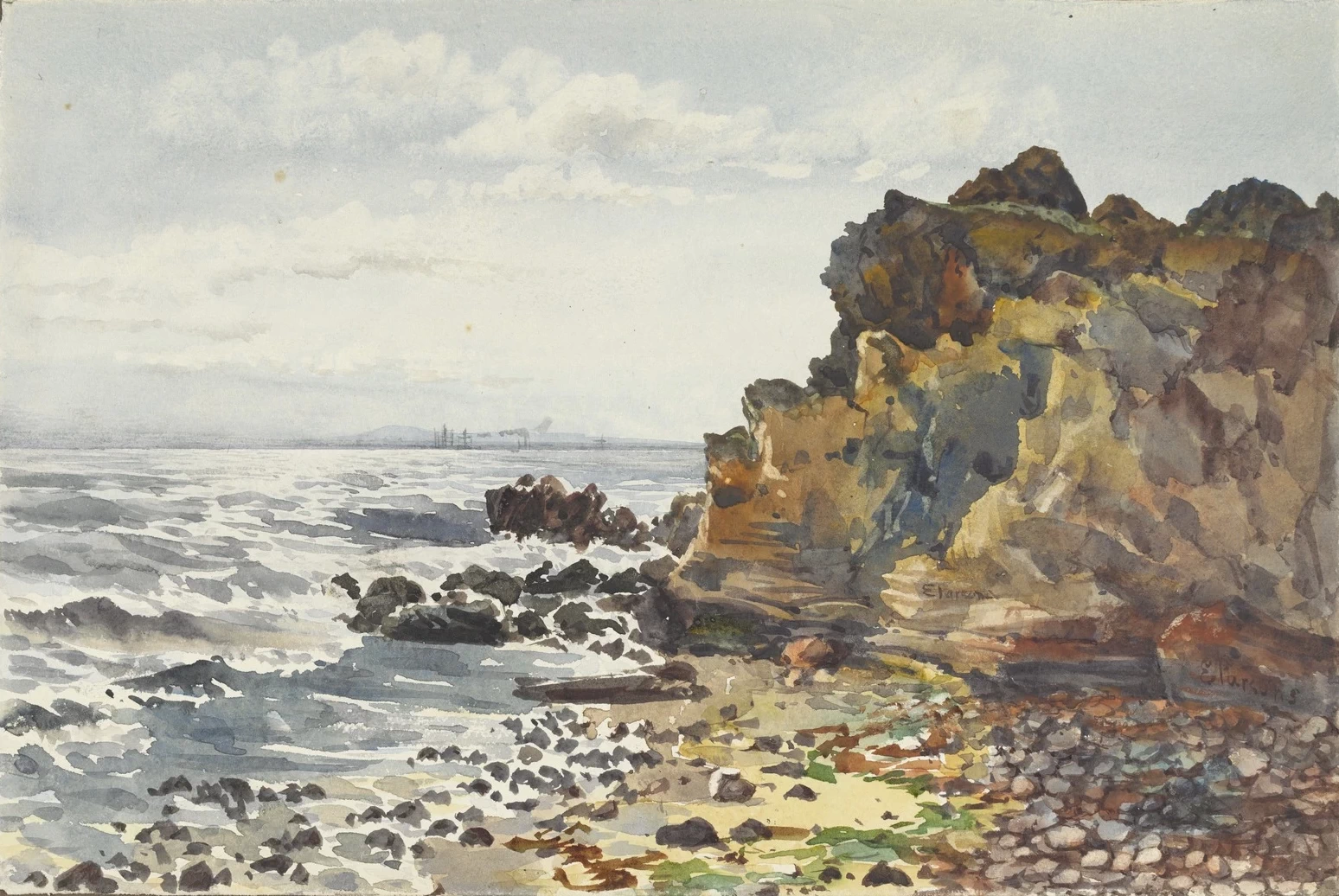 1831-Elizabeth Parsons - Red Bluff St Kilda (Point Ormond)